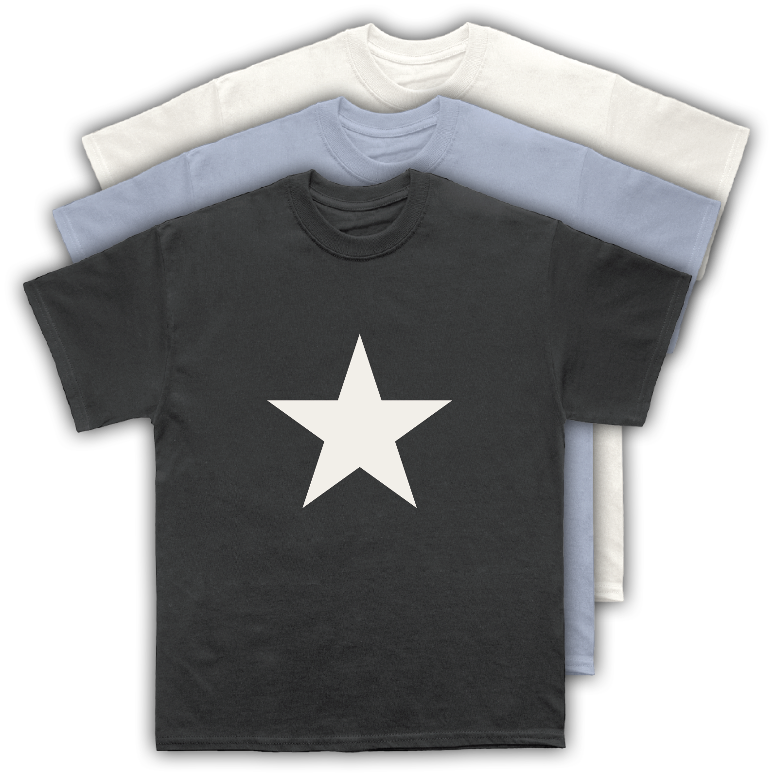 Grey star t hot sale shirt