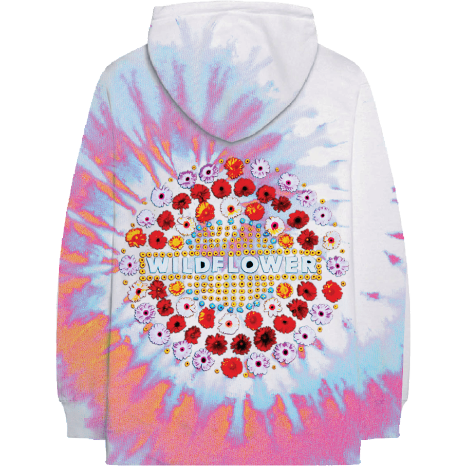 WILDFLOWER TIE-DYE HOODIE