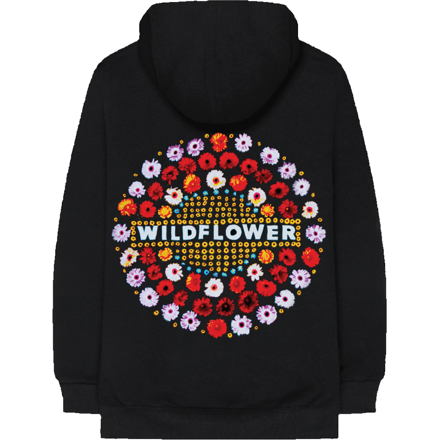WILDFLOWER BLACK HOODIE