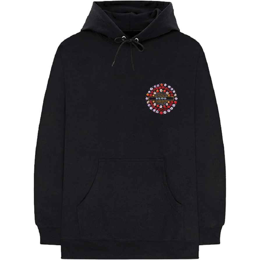 WILDFLOWER BLACK HOODIE