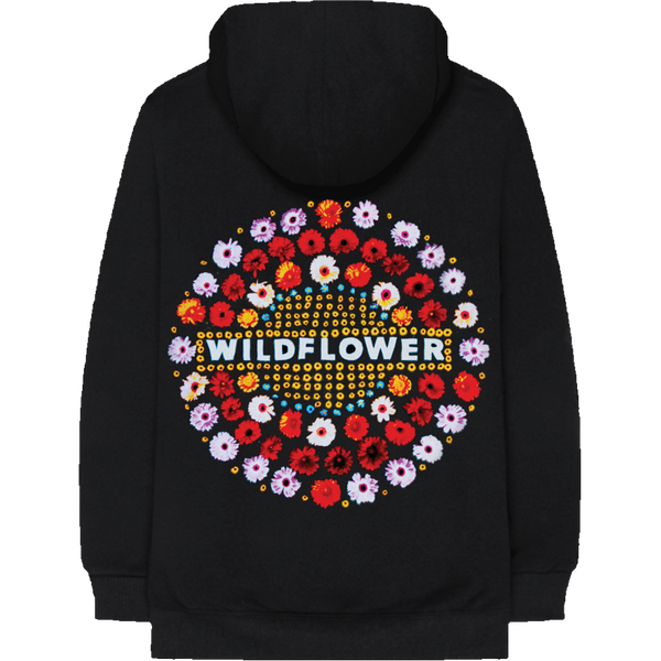 WILDFLOWER BLACK HOODIE