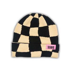 CHECKERED BEANIE
