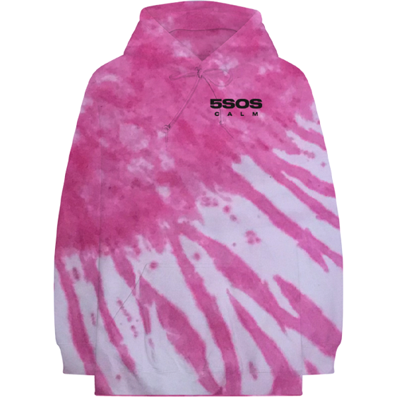 PINK TIE-DYE HOODIE