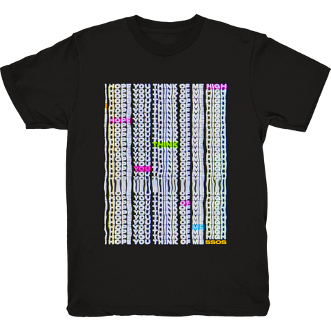 THINK OF ME TEE BLACK